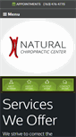Mobile Screenshot of naturalchirocenter.com
